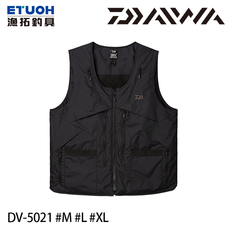 DAIWA DV-5021 黑[背心] - 漁拓釣具官方線上購物平台